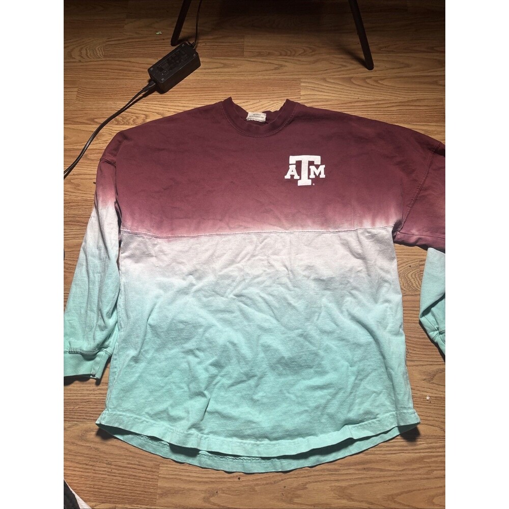 Texas A&M Aggies Long Sleeve Shirt Spirit Jersey Size Large Oversized